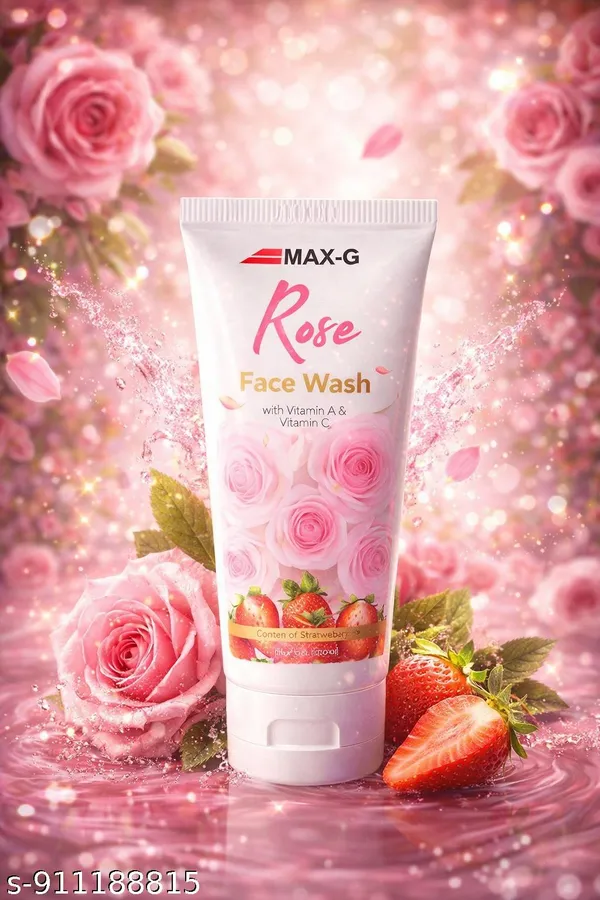Pack_Of_3_Max_G_Neem_Tulsi_Aloe_Vera_Face_Wash,_Rose_Face_Wash_And_Natural_Almond_Oil