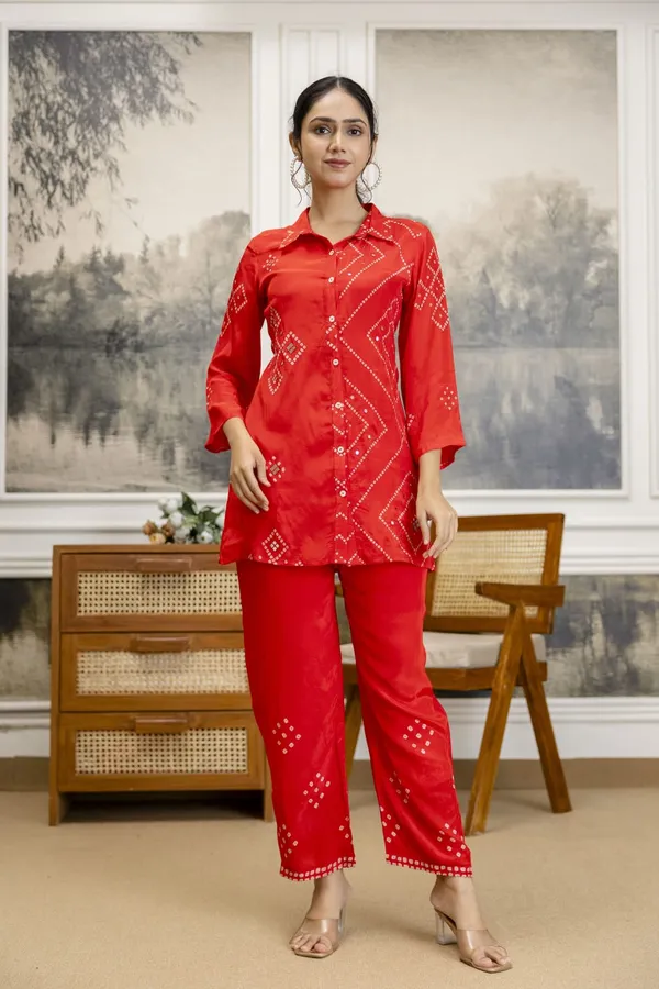 Red_Crepe_Co_Ord_Set_For_Women