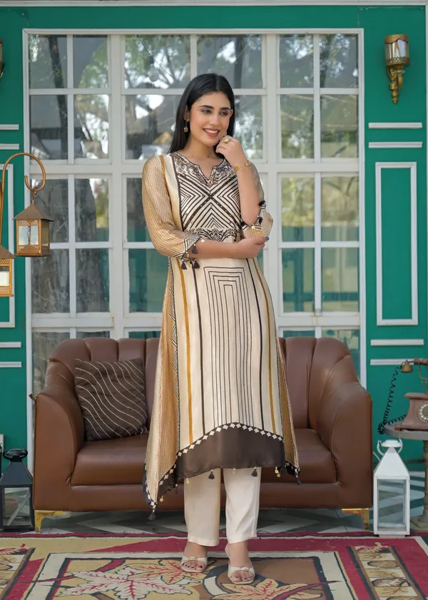 Beige_Crepe_Straight_Geometric_Print_Mirror_Work_Kurta_For_Women