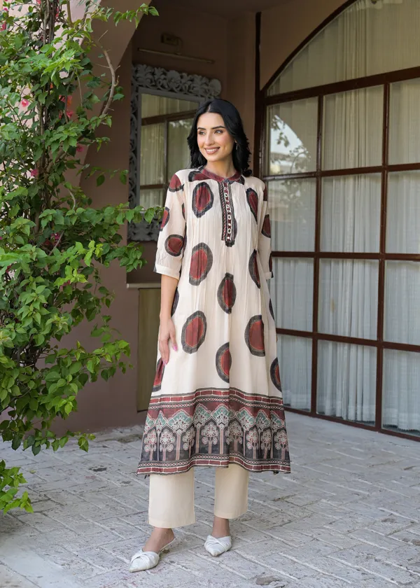 Cream_Cotton_Flared_Anarkali_Kurta_For_Women