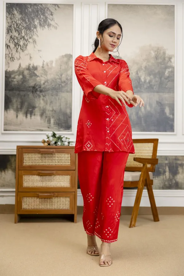 Red_Crepe_Co_Ord_Set_For_Women
