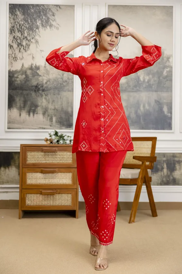 Red_Crepe_Co_Ord_Set_For_Women