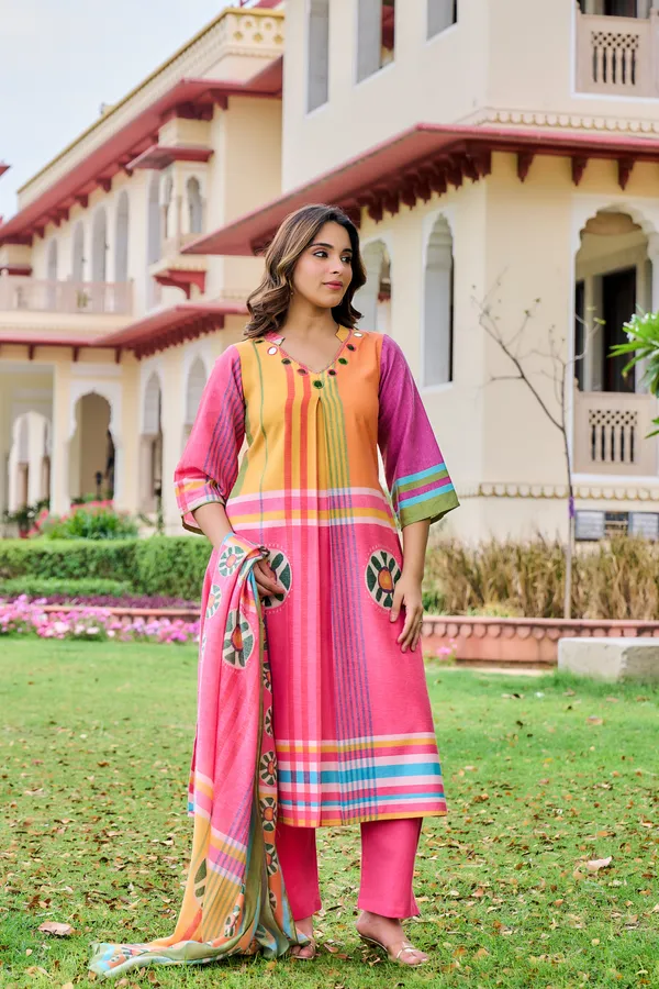 Pink_Cotton_Printed_Straight_Kurta_Set_For_Women