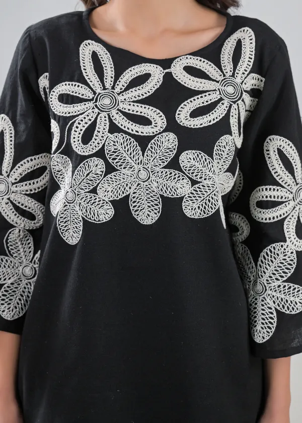 Black_Cotton_Floral_Embroidered_Co-Ord_Set_For_Women