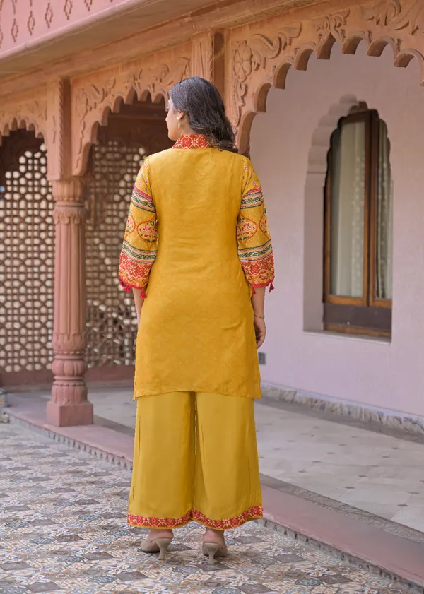 Mustard_Yellow_Mul_Cotton_Three_Piece_Suit_Set_For_Women