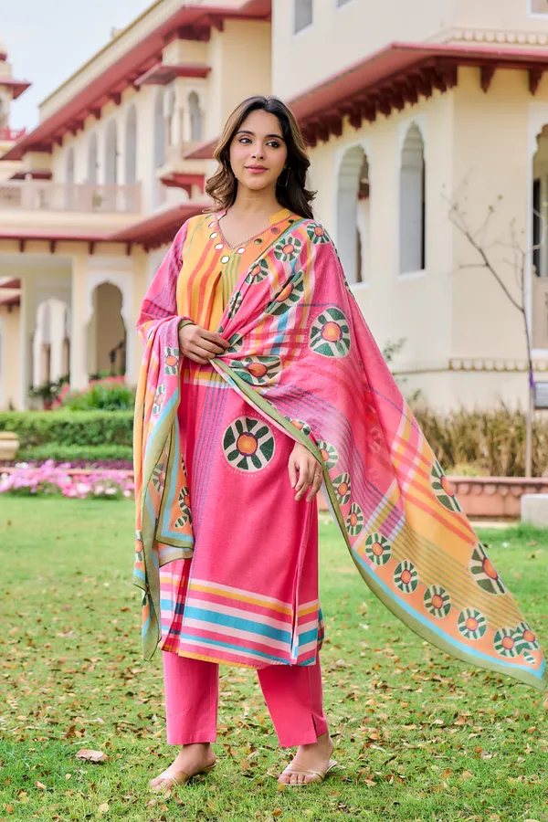 Pink_Cotton_Printed_Straight_Kurta_Set_For_Women