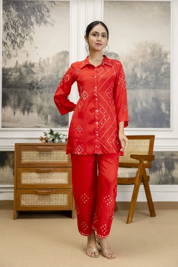 Red_Crepe_Co_Ord_Set_For_Women
