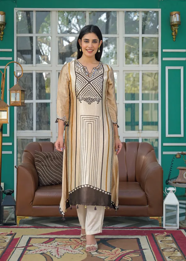 Beige_Crepe_Straight_Geometric_Print_Mirror_Work_Kurta_For_Women