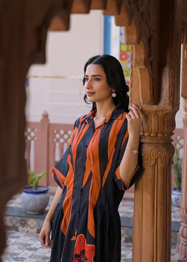 Black_Cotton_Printed_Straight_Kurta_Pant_Set_For_Women