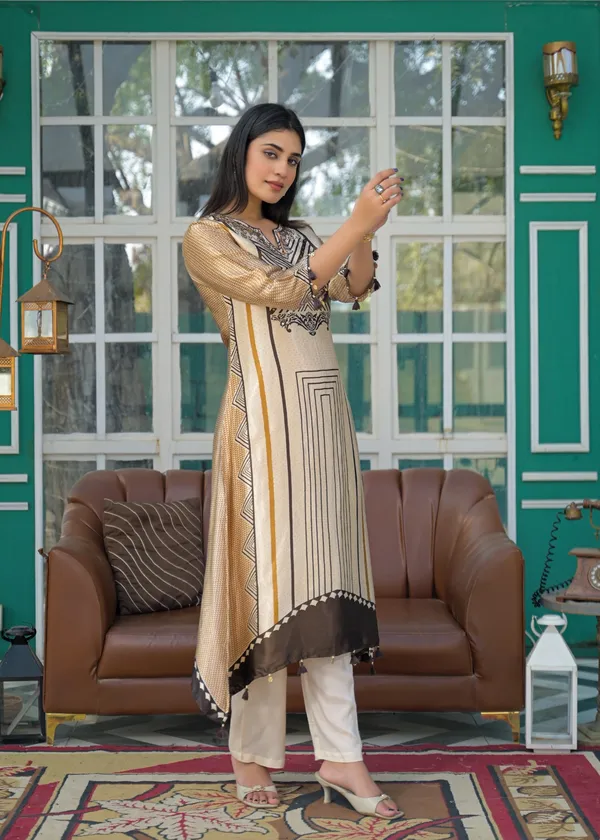 Beige_Crepe_Straight_Geometric_Print_Mirror_Work_Kurta_For_Women