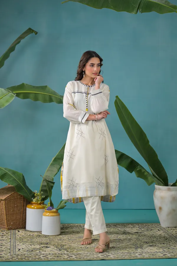 White_Cotton_Printed_Straight_Kurta_Pant_Set_For_Women