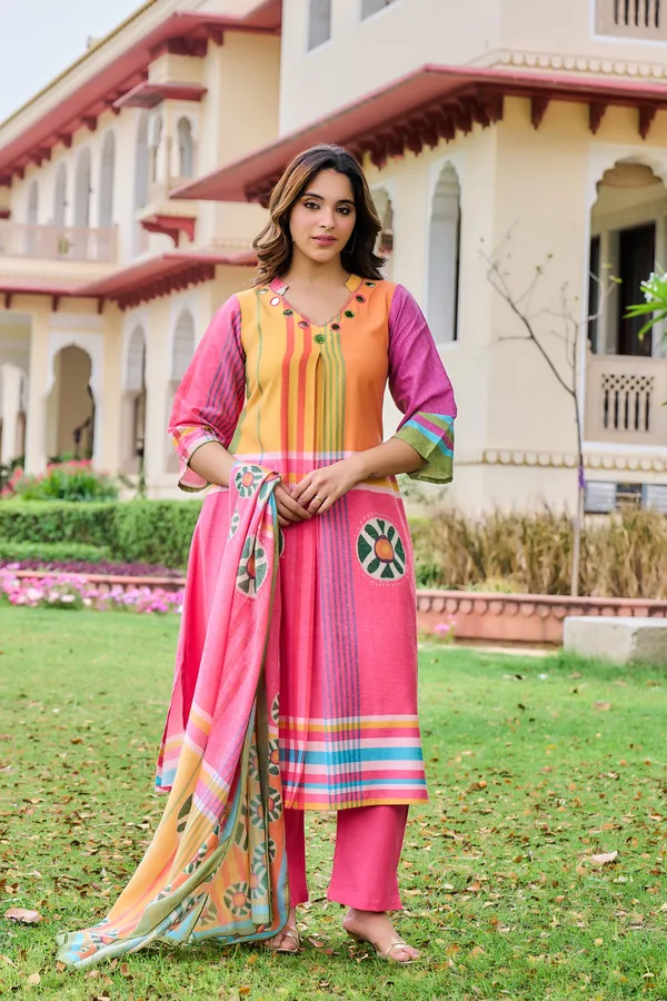 Pink_Cotton_Printed_Straight_Kurta_Set_For_Women