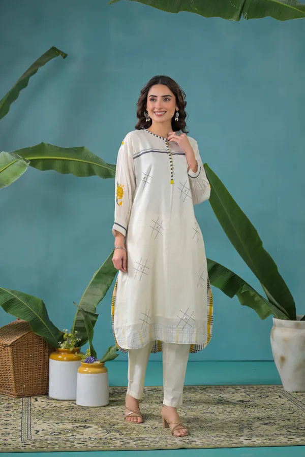 White_Cotton_Printed_Straight_Kurta_Pant_Set_For_Women