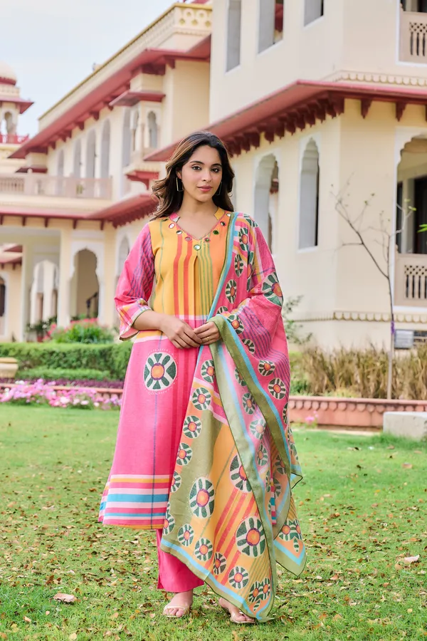 Pink_Cotton_Printed_Straight_Kurta_Set_For_Women