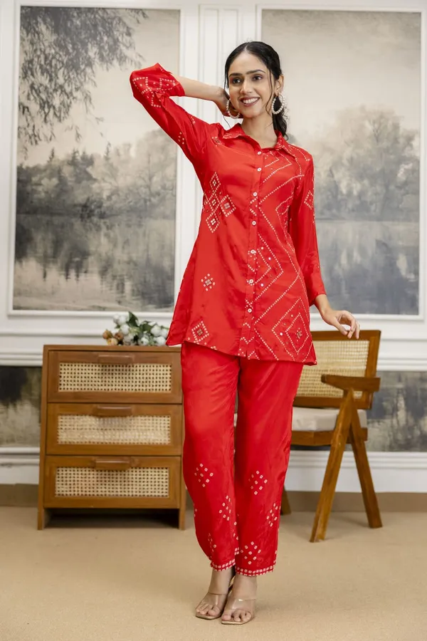 Red_Crepe_Co_Ord_Set_For_Women