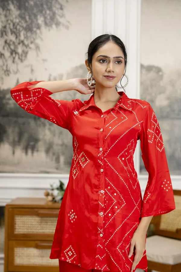 Red_Crepe_Co_Ord_Set_For_Women