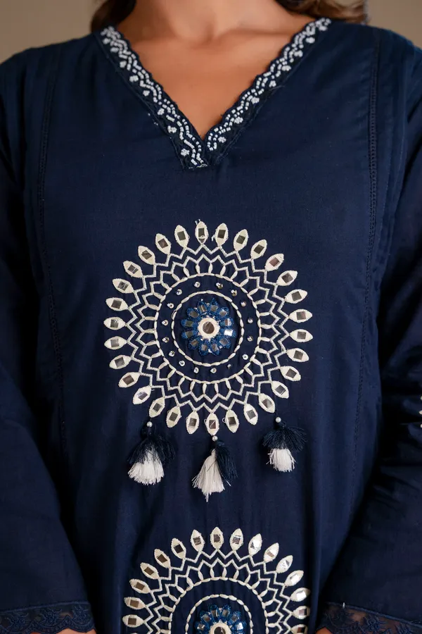 Navy_Blue_Cotton_Embroidered_Straight_Kurta_Palazzo_Set_For_Women