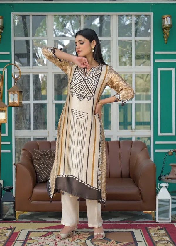 Beige_Crepe_Straight_Geometric_Print_Mirror_Work_Kurta_For_Women