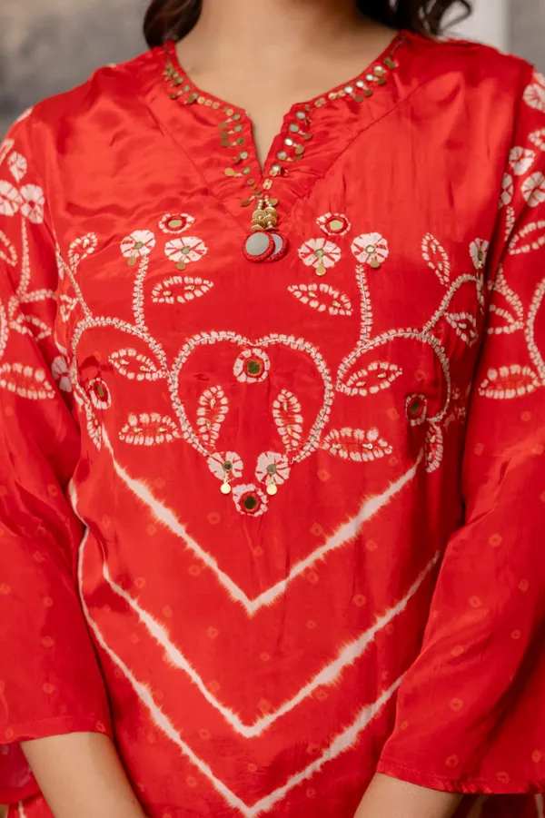 Orange_Crepe_Co_Ord_Set_For_Women