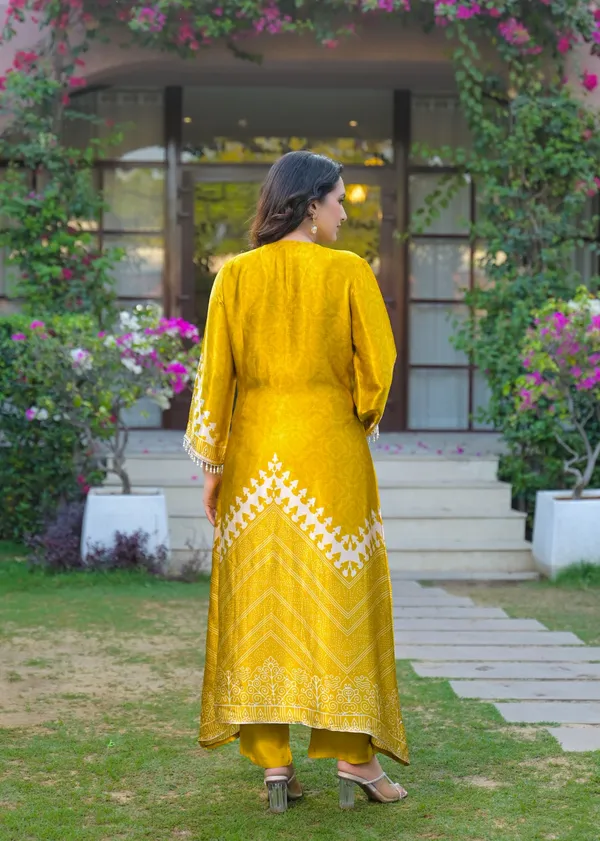 Yellow_Crepe_A-Line_Mirror_Work_Embroidered_Printed_Kurta_For_Women