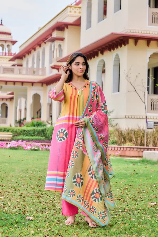 Pink_Cotton_Printed_Straight_Kurta_Set_For_Women