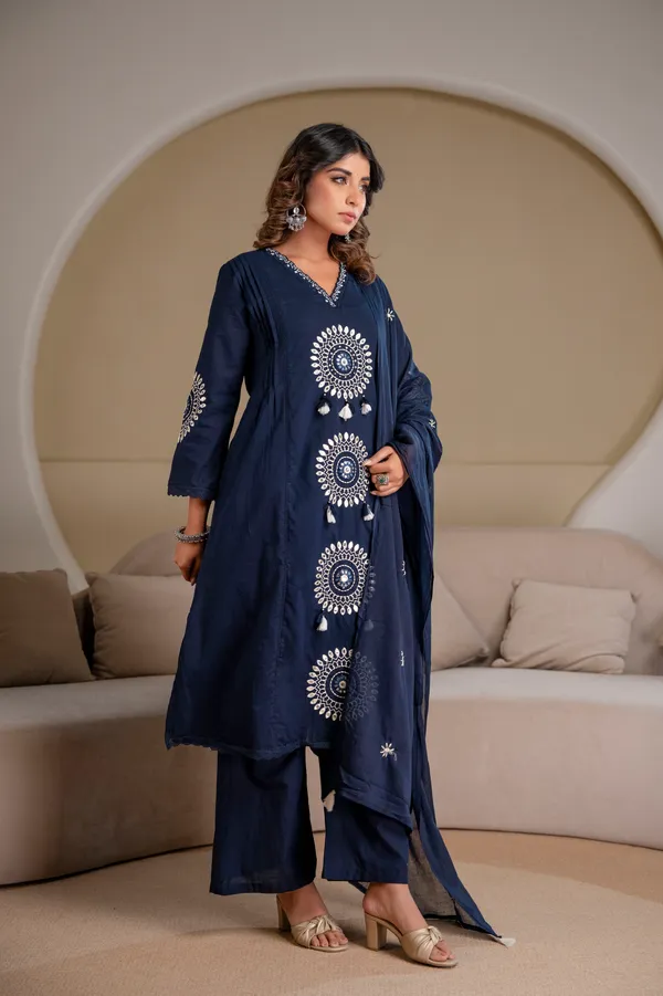 Navy_Blue_Cotton_Embroidered_Straight_Kurta_Palazzo_Set_For_Women