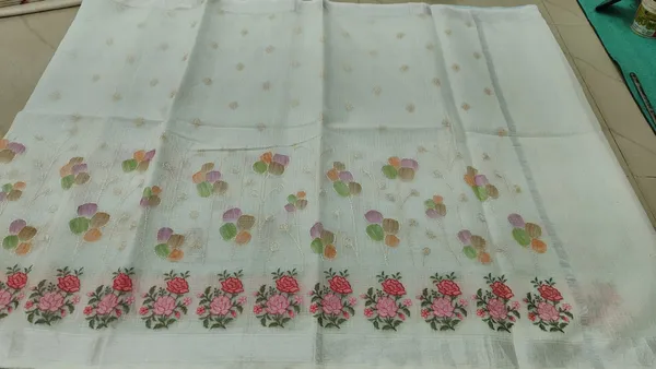 White_Kota_Silk_Floral_Embroidered_Saree_For_Women