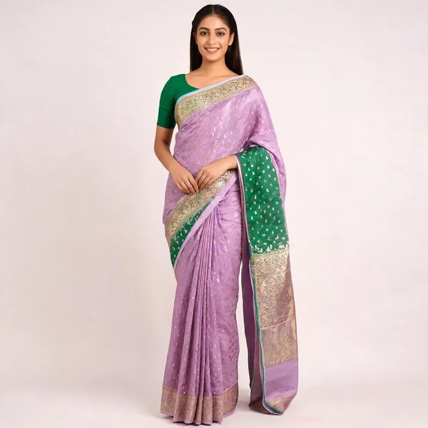 Lavender_Cotton_Silk_Zari_Woven_Banarasi_Saree_For_Women