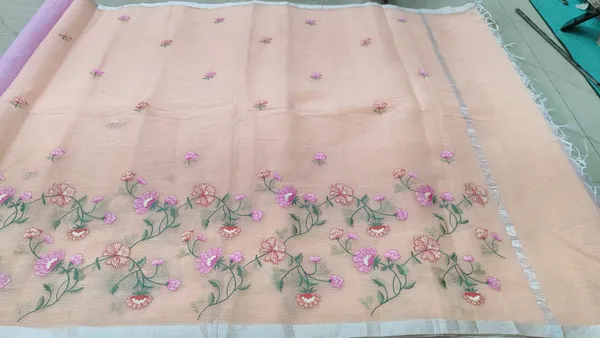 Peach_Kota_Silk_Floral_Embroidered_Dupatta_For_Women