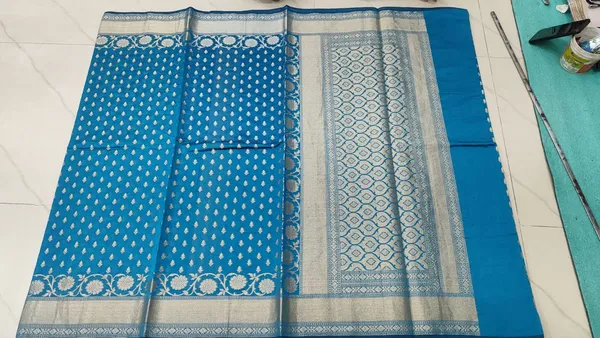 Blue_Cotton_Silk_Zari_Woven_Banarasi_Saree_For_Women