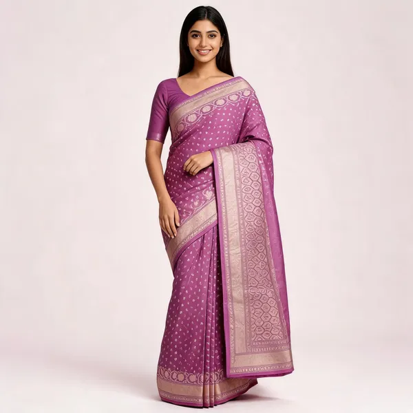 Purple_Cotton_Silk_Zari_Woven_Banarasi_Saree_For_Women