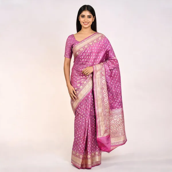 Purple_Cotton_Silk_Zari_Woven_Banarasi_Saree_For_Women