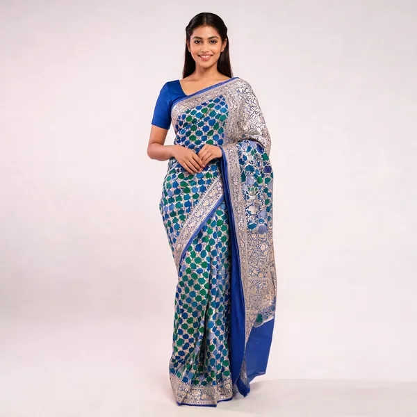 Blue_Katan_Tanchui_Silk_Zari_Woven_Banarasi_Saree_For_Women