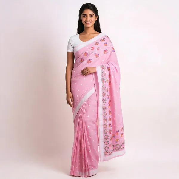 Pink_Kota_Silk_Floral_Embroidered_Saree_For_Women
