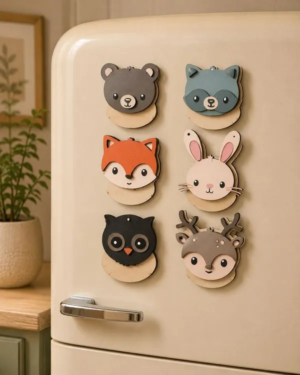 DIY_Brown_Wood_Fridge_Magnet_Set_For_Fridge_Magnets