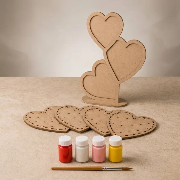 DIY_Brown_Wood_Diy_Painting_Kit_/_Combo_For_Table_Top