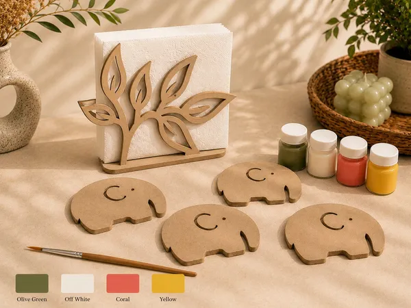 DIY_Brown_Wood_Diy_Painting_Kit_/_Combo_For_Table_Top