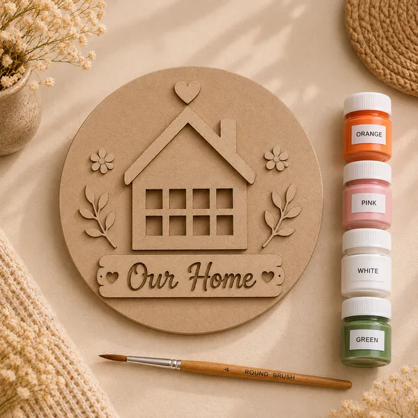 DIY_Brown_Wood_Fridge_Magnet_For_Wall_Hanging