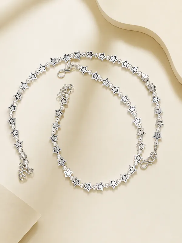 Silver_German_Silver_Star_Link_Jewellery_Set_For_Women