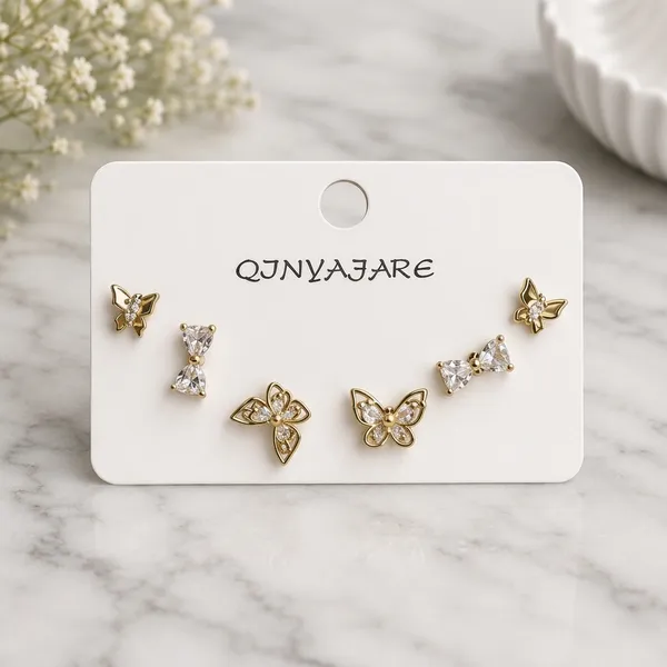 Gold_Silver_Stainless_Steel_Butterfly_Stud_Earrings_Set_For_Women