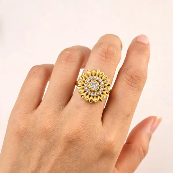 Gold_Stainless_Steel_Floral_Stone_Statement_Ring_For_Women