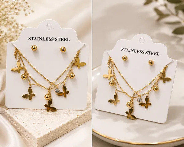 Gold_Stainless_Steel_Butterfly_Charm_Layered_Necklace_Set_For_Women