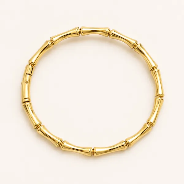 Gold_Tone_Stainless_Steel_Segmented_Bracelet_For_Women