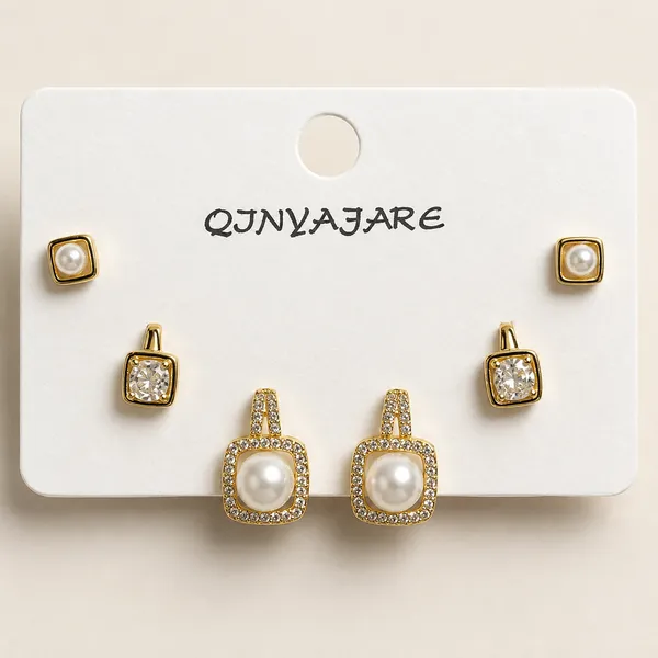 Gold_Tone_Pearl_Crystal_Stainless_Steel_Earring_Set_For_Women