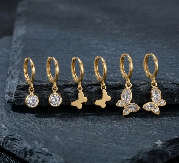 Gold_Tone_Stainless_Steel_Crystal_Butterfly_Drop_Earrings_Set_For_Women