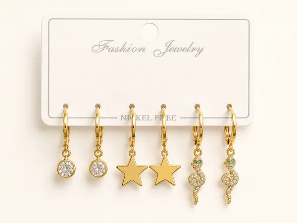 Gold_Tone_Alloy_Stone_Hoop_Drop_Fashion_Earrings_Set_For_Women