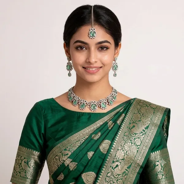 Green_Ad_Stone_Bridal_Necklace_Earrings_Maang_Tikka_Set_For_Women