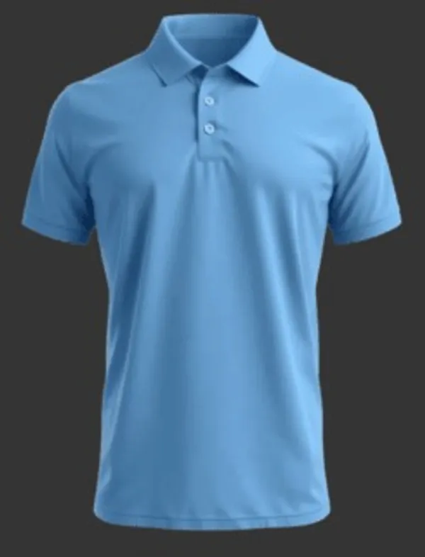 Blue_Polyester_Polo_T-Shirt_For_Men