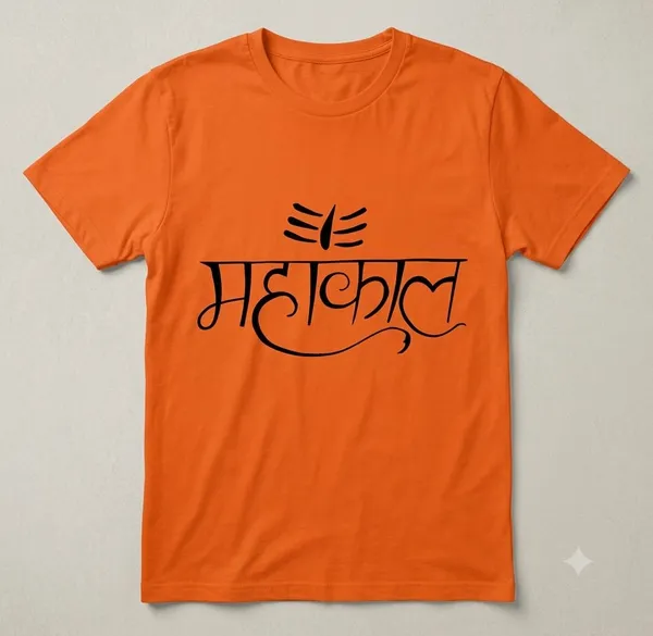 Orange_Graphic_Crew_Neck_T-Shirt_for_Men