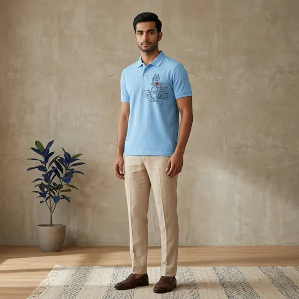 Blue_Polyester_Regular_Fit__T-Shirt_For_Men